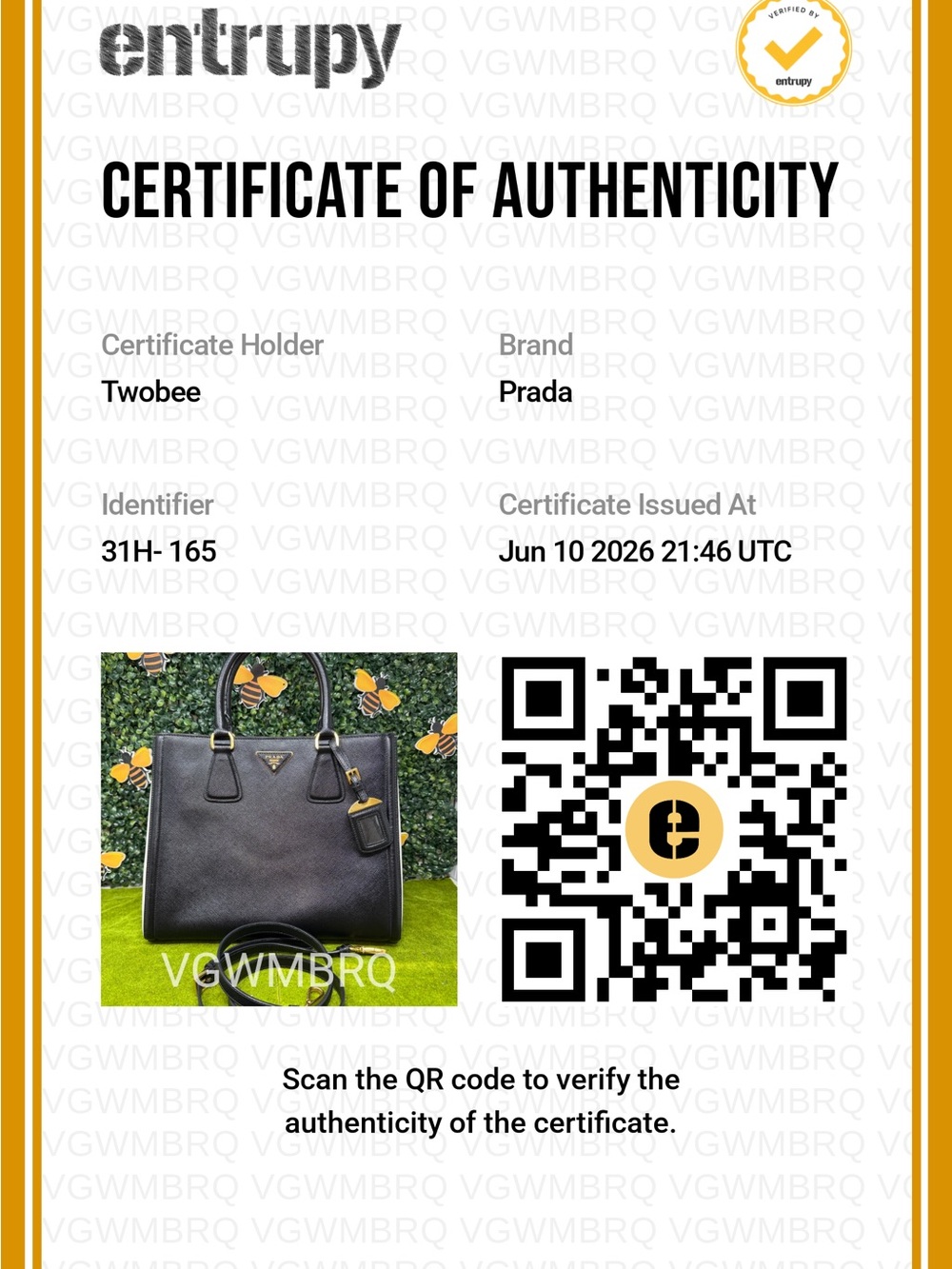 ❌SOLD❌Authentic Prada Black Saffiano Bicolor Leather Saffiano Tote Bag - Picture 2 of 16